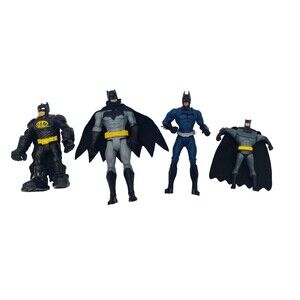 Batman Action Figure Mixed Lot 4 Toy Toys Super Hero Figurines Different Dolls